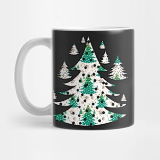 Christmas Wallpaper Green Mug